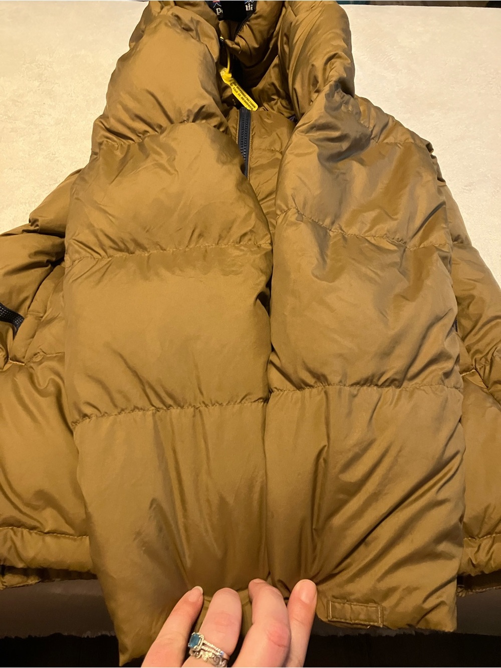 Patagonia Down Puffer Jacket - Mustard - Picture 3 of 5